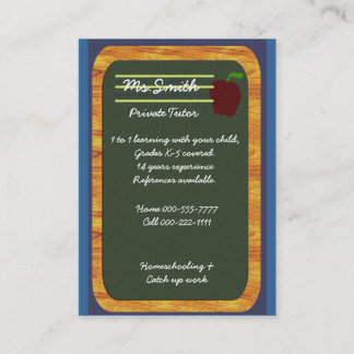 家庭教師 名刺
