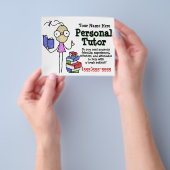 家庭教師。家庭教師。勉強救済.プロモーション チラシ (手)