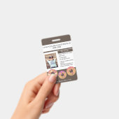 家庭教育モダン学生ドーナツ バッジ (Handheld)