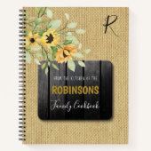 家庭料理の素朴なキッチンレシピ主催者 ノートブック (正面)