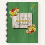 家庭料理の素朴なキッチンレシピ主催者 ノートブック (正面)