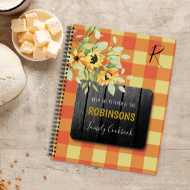 家庭料理の素朴なキッチンレシピ雑誌 ノートブック