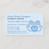 家庭気に及び個人介護事業 名刺 (正面)