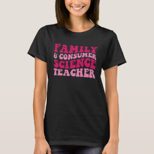 家庭消費者科学先生Groovy Men Wom Tシャツ