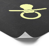 家庭犬の妊娠の告知ポスター ポスター (角)