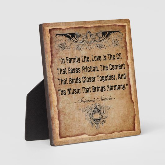 家庭生活 フォトプラーク (正面)