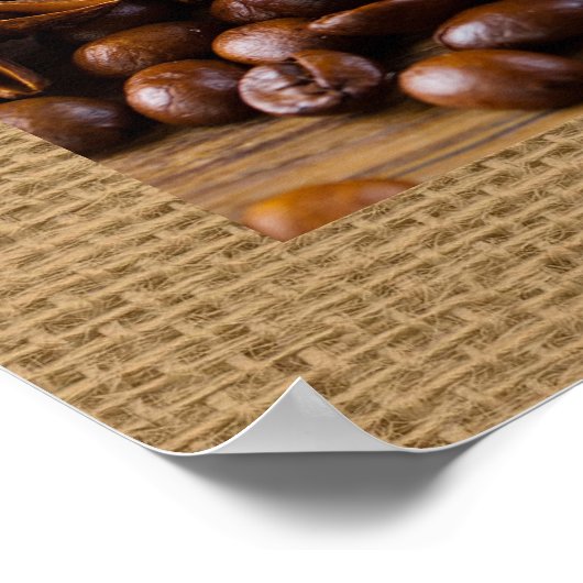 家庭用の洗練されたコーヒーアート/ビジネスデコール ポスター (角)