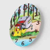 家庭用の甘いホームウォール時計 ラージ壁時計 (傾斜)