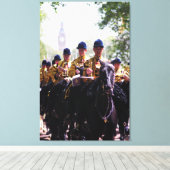 家庭用の騎兵マウントされたバンドキャンバスプリント キャンバスプリント (インサイチュ (ウッドフロア))