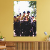 家庭用の騎兵マウントされたバンドキャンバスプリント キャンバスプリント (インサイチュ (リビング))