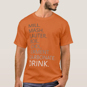 . .家庭用クラフトビールステップ Tシャツ