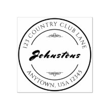 家庭用シグネチャーカスタムゴムスタンプ