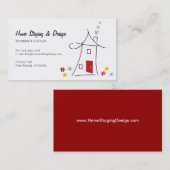 家庭用ステージング/実在エステート用名刺 名刺 (正面/裏面)