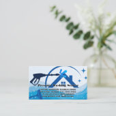 家庭用加圧洗浄サービス | クリーナー 名刺 (スタンド正面)