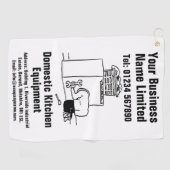 家庭用厨房設備デザイン ゴルフタオル (横)