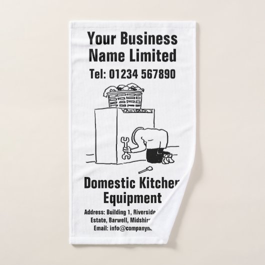 家庭用厨房設備デザイン ハンドタオル (ハンドタオル)