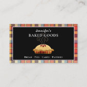 家庭用品焼いたベーカリー 名刺 (正面)