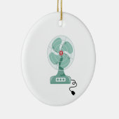 家庭用扇風機 セラミックオーナメント (右)