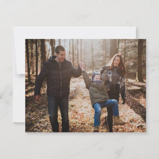 家庭用文パーソナライズされた房具 ノートカード (裏面)