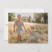 家庭用文パーソナライズされた房具 ノートカード (裏面)