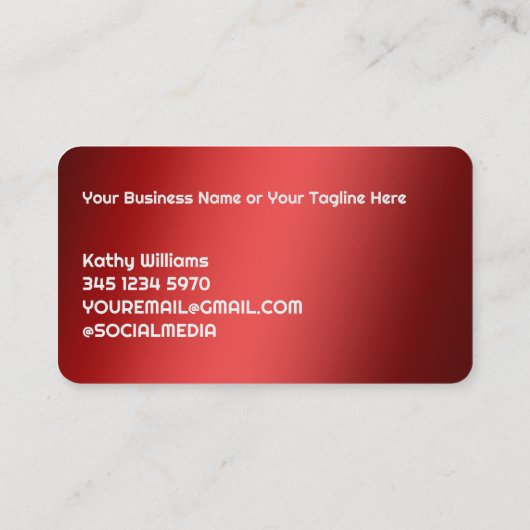 家庭用洗浄 名刺 (裏面)