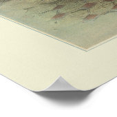 家庭用洗濯機と絞り器のヴィンテージ広告。 ポスター (角)