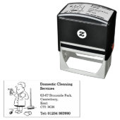 家庭用清掃サービス業 セルフインキングスタンプ (インサイチュ)