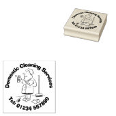 家庭用清掃サービス ラバースタンプ (押印)