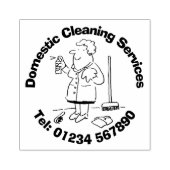 家庭用清掃サービス ラバースタンプ (インプリント)