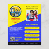 ⭐️家庭用清掃ビジネスフライヤーテンプレート編集 チラシ (正面)