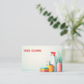 家庭用清掃QR 名刺 (スタンド正面)