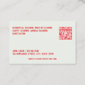 家庭用清掃QR 名刺 (裏面)