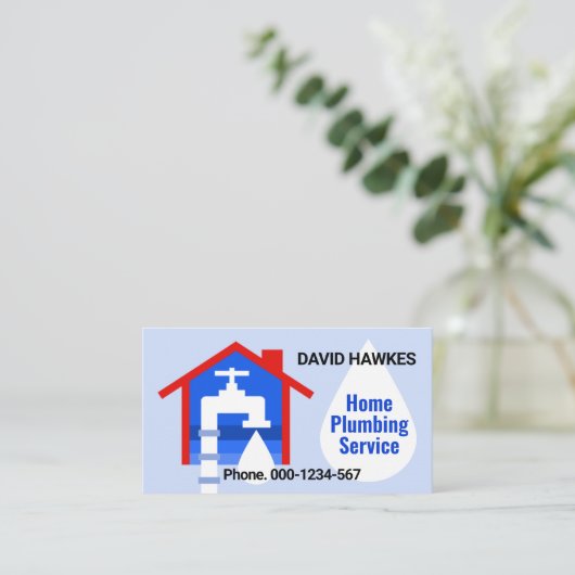 家庭用漏水栓水 名刺 (スタンド正面)