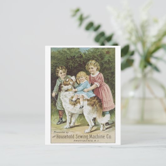 家庭用裁縫機 ポストカード (スタンド正面)