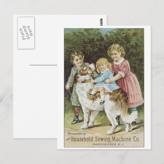 家庭用裁縫機 ポストカード (正面/裏面)