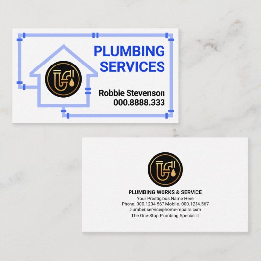 家庭用配管加熱枠配管機 名刺 (正面/裏面)