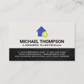 家庭用電気アイコン 名刺 (正面)
