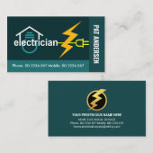 家庭用電気プラグ配線 名刺 (正面/裏面)