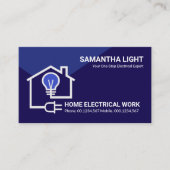 家庭用電気回路配線電気技師 名刺 (正面)