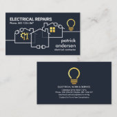 家庭用電気配線回路 名刺 (正面/裏面)