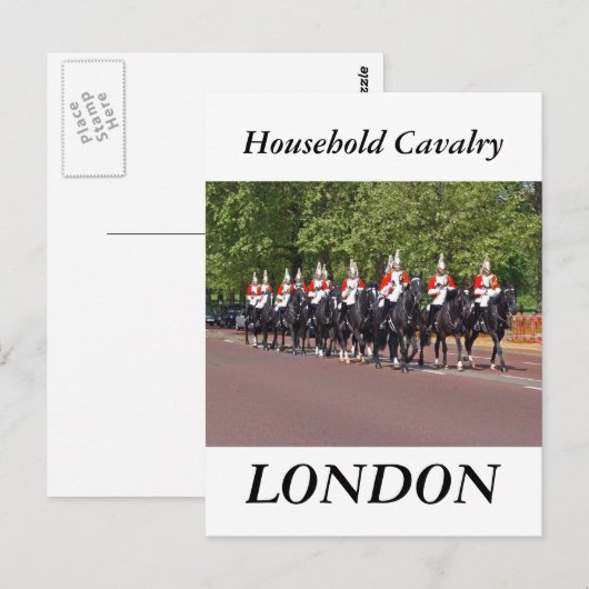 家庭用騎兵はがき ポストカード (正面/裏面)