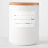 家庭用 食品ラベル 溶解タイプ フードラベル (正面)