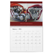 家庭的なエド。Ve-Twin Autobyceエンジン カレンダー (2月 2026)