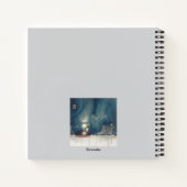 家庭的な抽象芸術オーレリウス永遠引用文ジャーナル ノートブック (裏面)