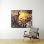 家庭祭壇崇拝のための神のアポロのタペストリー タペストリー (インサイチュ(横))