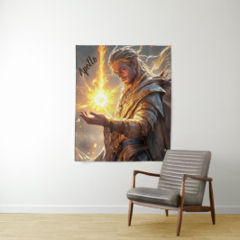 家庭祭壇崇拝のための神のアポロのタペストリー タペストリー