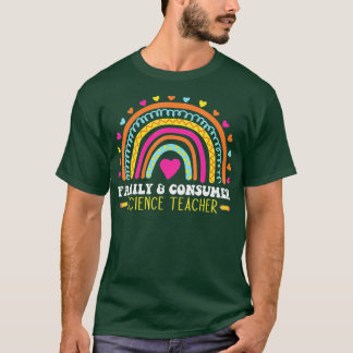 家庭科学と消費者科学の先生はSに戻る Tシャツ