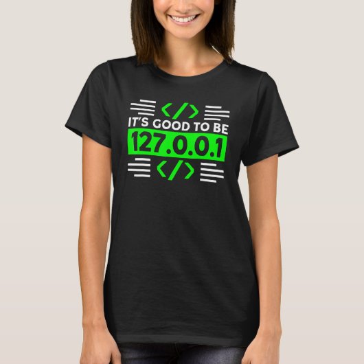 家庭科学のギークプログラマ Tシャツ (正面)