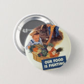 家庭菜園を植えて下さい 缶バッジ (正面&裏面)