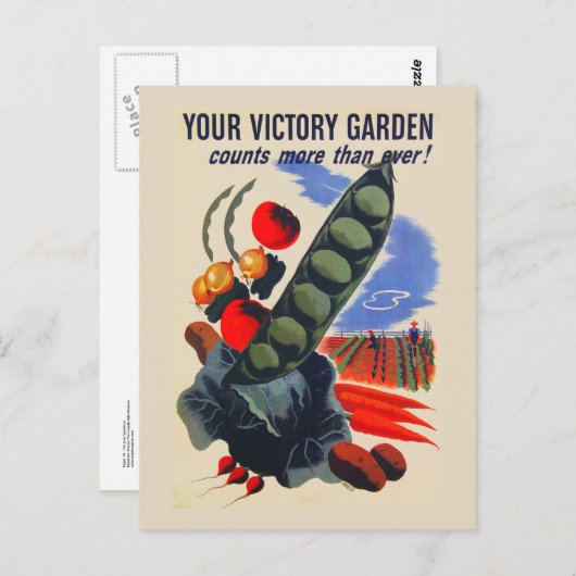 家庭菜園 ポストカード (正面/裏面)